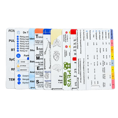 Kliniske kort - Bundle
