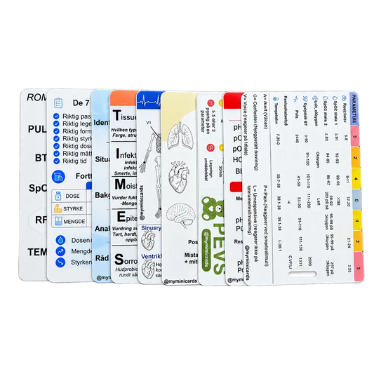 Kliniske kort - Bundle