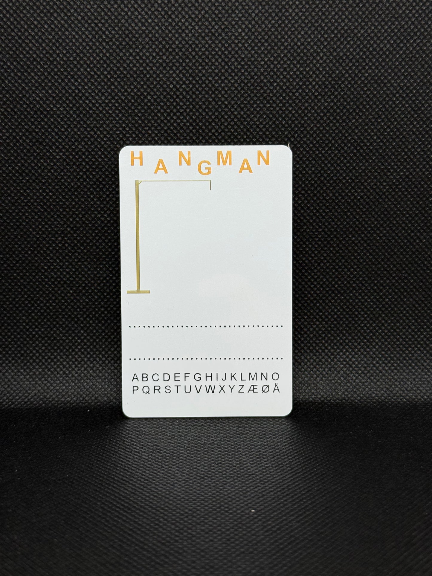 Hangman / 4 på rad