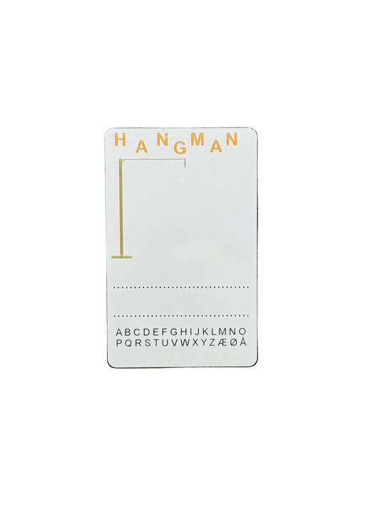 Hangman / 4 på rad