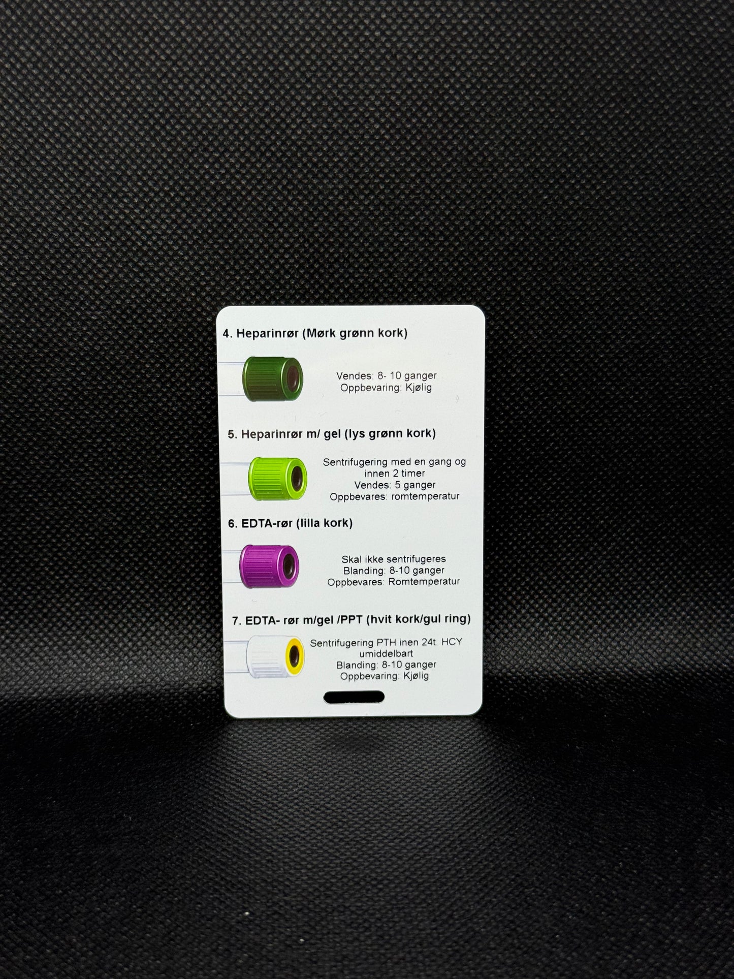 Blodprøveglass